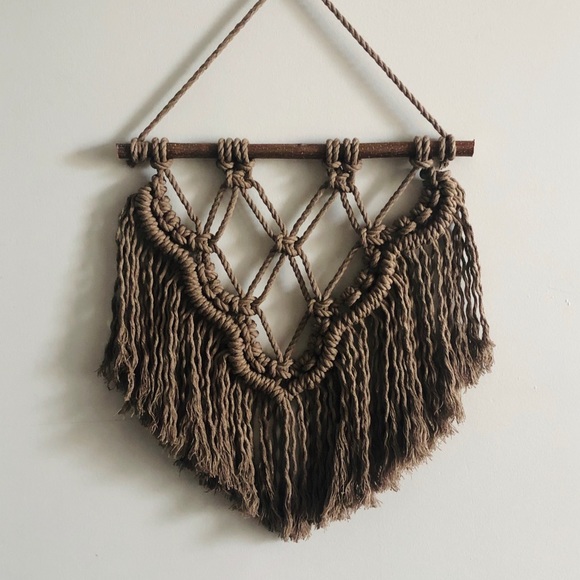 Handmade Macrame Wall Hanging - Picture 2 of 6
